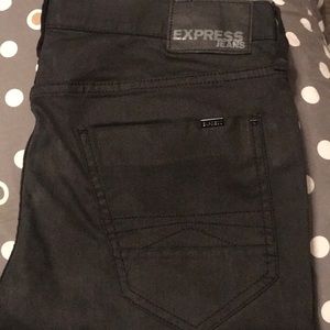 Express Alec Black Jeans 34X34